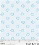 P & B Textiles - Bear Essentials 4 - New Geo, Light Blue