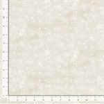 Timeless Treasures - Winter Wonderland - Snowflakes, Natural