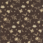 Riley Blake - Morning Latte - Floral, Espresso