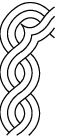 Quilting Stencil - Double Cable Corner - 14^ x 6^