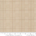 Moda - Gathering Basics Flannel - Plaid, Cream