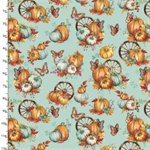 3 Wishes - Autumn Days - Wagon Wheel, Turquoise