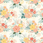 Riley Blake - New Beginnings - Main Print, Cream