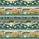 Blank Quilting - Highland Nature Walk - Border Stripe, Teal