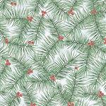 Hoffman California - Frosted Flight - Pine Needles, Ice Blue/Silver