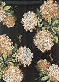 Marcus Fabrics - By The Sea - Hydrangeas, Black