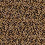 Hoffman California - Blooming Holidays - Scroll, Black/Gold