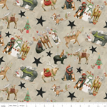 Riley Blake - Northern Christmas - Main Print, Neutral