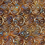 Quilting Treasures - Sylvan Spirit - Set Swirl, Amber