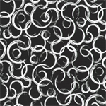 Robert Kaufman - Inkwell - Circles, Black