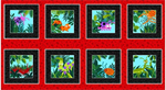 Studio E - I’m Buggin’ Out - 24^ Panel 10^ Blocks, Red/Black