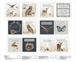 Henry Glass - Whimsical Woods - 36^ Book Panel, Multi
