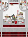 Wilmington Prints - Hot Cocoa Bar - 30^ Apron Panel, Multi