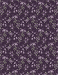 Wilmington Prints - Blackberry Bramble - Small Floral, Purple