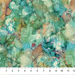 Northcott - Autumn Breeze - Large Texture, Medium Teal