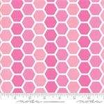 Moda - Confetti - Honeycomb, Pink