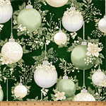 Hoffman California - Christmas Wish - Ornaments, Forest/Gold