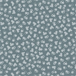 Quilting Treasures - Wisps on The Wind - Tiny Circles, Dusty Teal