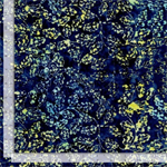 Timeless Treasures - Green Pastures - Leaves on Swirly Vines, Dazzle
