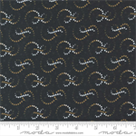 Moda - Rustic Gatherings - Swirly Dots, Black Dirt