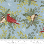 Moda - When Snow Falls - Winter Birds Allover, Winter Sky