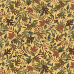 P & B Textiles - Autumn Homestead - Fall Foliage, Gold
