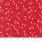 Moda - Holiday Cheer - Snow Flurry, Poinsettia