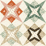 Riley Blake - Morning Latte - Cheater Print, Multi