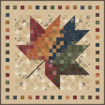 Moda Pattern - Nature's Watercolor - Featuring ^Fluttering Leaves^ 28^ x 28^