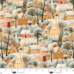 Blank Quilting - Comfort & Joy - Village Allover, Ivory