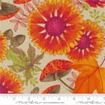 Moda - Forest Frolic - Indian Blanket Floral Mochi Linen, Cream