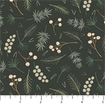Figo Fabrics - Snowfall - Small Branches, Forest