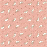Clothworks - Flannel - Guess How Much I Love You 2024 - Bunny Moons, Coral