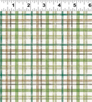 Clothworks - Hummingbird Days - Plaid, Multi