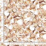 Timeless Treasures - Let Your Light Shine - Packed Shells, Shell