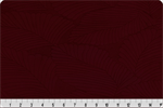 Shannon Fabrics - Cuddle 3 Tropic - 90^, Merlot