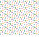 Riley Blake Basics - Seasonal Basics - Egg Toss, White