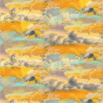 Blank Quilting - National Emblem - Cloud Texture, Sunset