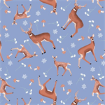 Studio E - Woodland Magic - Deer, Periwinkle