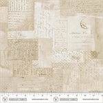 Windham - 108^ Quilt Back - Ephemera, Parchment