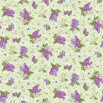 Henry Glass - Bloomerang - Tossed Lilac & Butterflies, Green