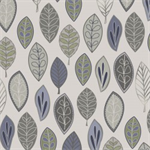 Maywood - Neutral Ground - Sage/Violet Leaves, Light Gray