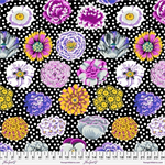 Free Spirit - Kaffe Fassett - Big Blooms, Black