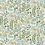 Henry Glass - Garden Symphony - Leaves, Cream