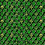 Quilting Treasures - A Star Above - Stained Glass Lattice, Green