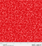 P & B Textiles - Baby Beluga - Swirls, Red