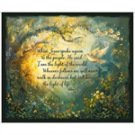 Quilting Treasures - Light of The World - 36^ Dove Light Panel, Multi