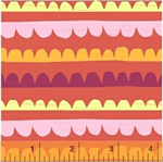 Windham - Mother Goose Tales - Bumpy Stripe, Orange