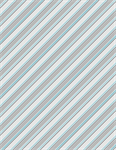 Wilmington Prints - Winsome Critters - Stripes, Blue/Gray