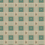 Marcus Fabrics - Cedar Shake - 1^ Squares, Teal